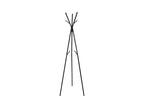 Trio freestanding coat rack – black