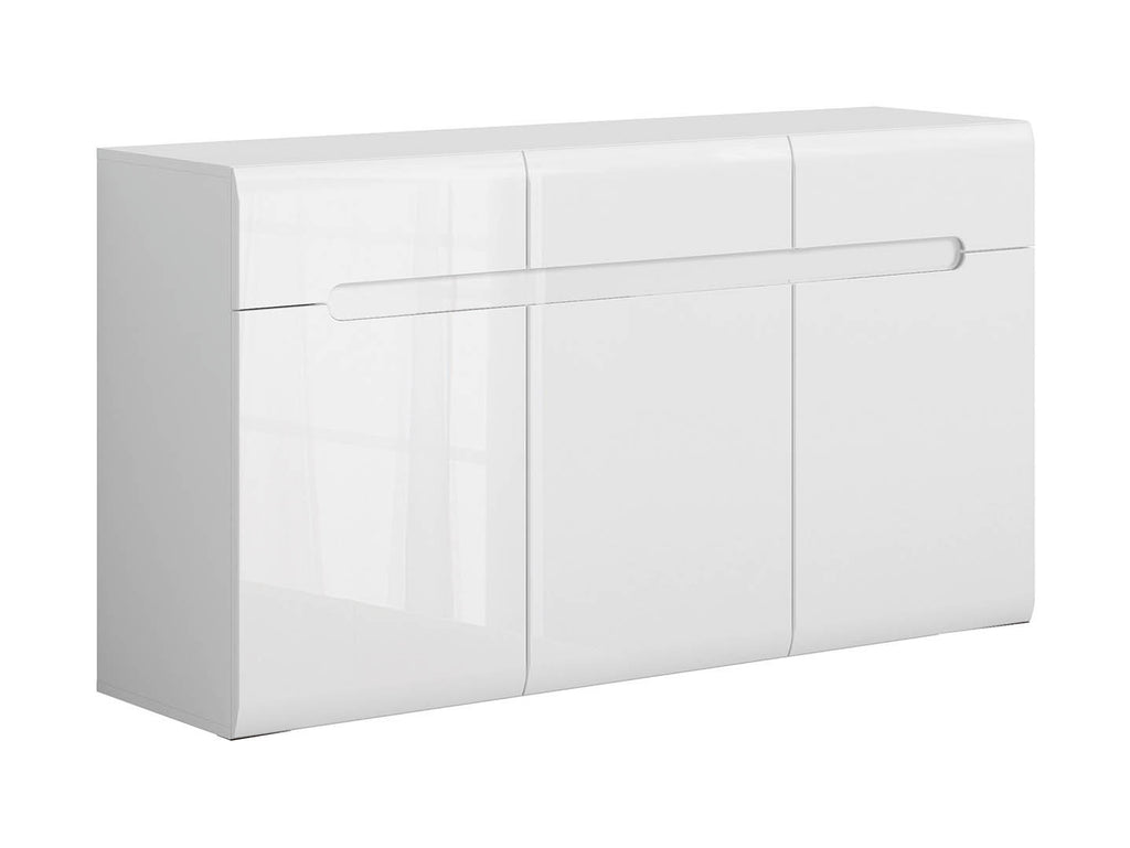 Azteca Trio — zestaw Chest of drawers i witryna