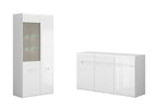 Azteca Trio — zestaw Chest of drawers i witryna