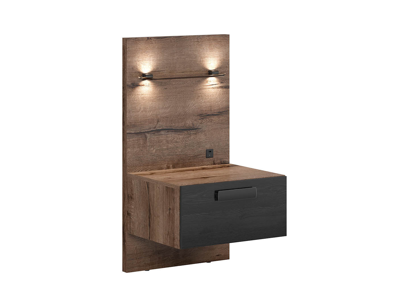 Kassel 160 bed set with bedside cabinets