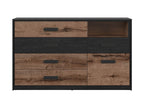 Kassel 160 bed set with chest of drawers