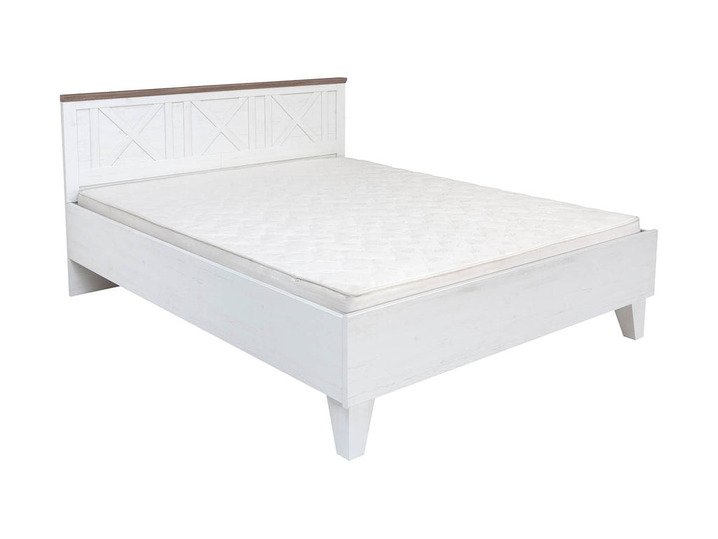 Bed set 160 Stockholm, slatted base and Merida mattress