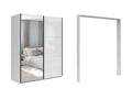 Tetrix 153 sliding wardrobe set with cover strip
