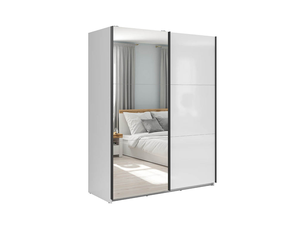 Tetrix 153 sliding wardrobe set with cover strip